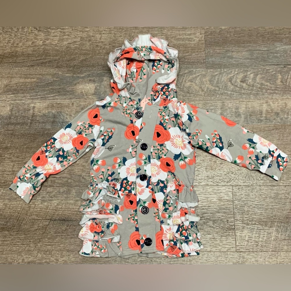 New ruffle jacket size 7 girls